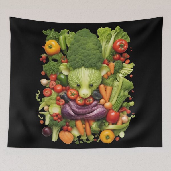 Item preview, Tasty portrait with a cheerful animal designed and sold by etnia.