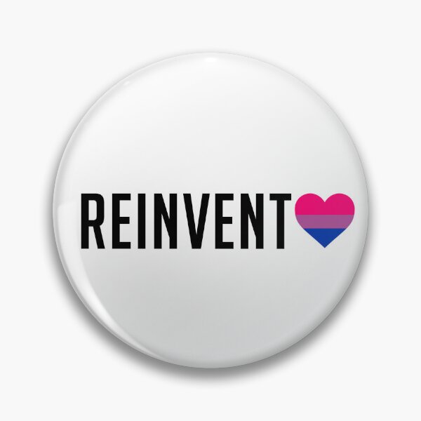 Item preview, reinvent love bi pride designed and sold by Minimultifandom.