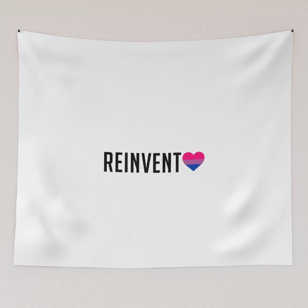 Item preview, reinvent love bi pride designed and sold by Minimultifandom.
