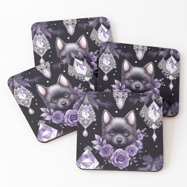 Item preview, Schipperke Pattern designed and sold by Nocturne  Paws.
