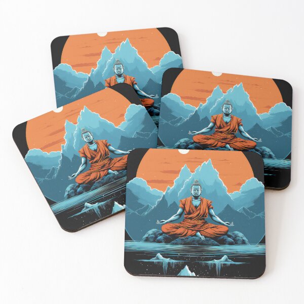 Item preview,  Buddha Meditation Illustration designed and sold by RealmofWhispers.