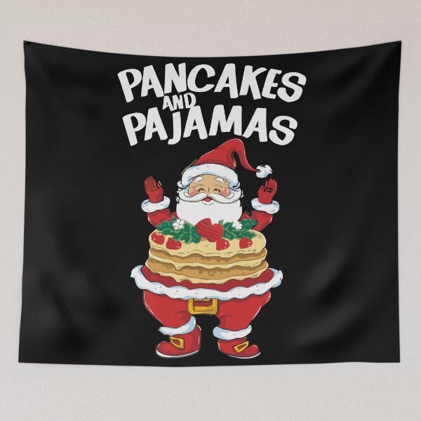 Item preview, Pancakes and Pajamas Fluffy Buttermilk Cake Santa Christmas  designed and sold by DrawHandArt.