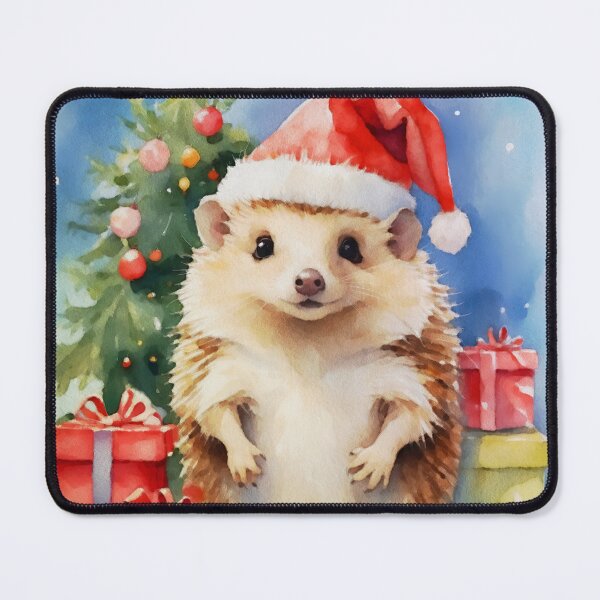 Item preview, Christmas Hedgehog Watecolour designed and sold by NikkiBear67.