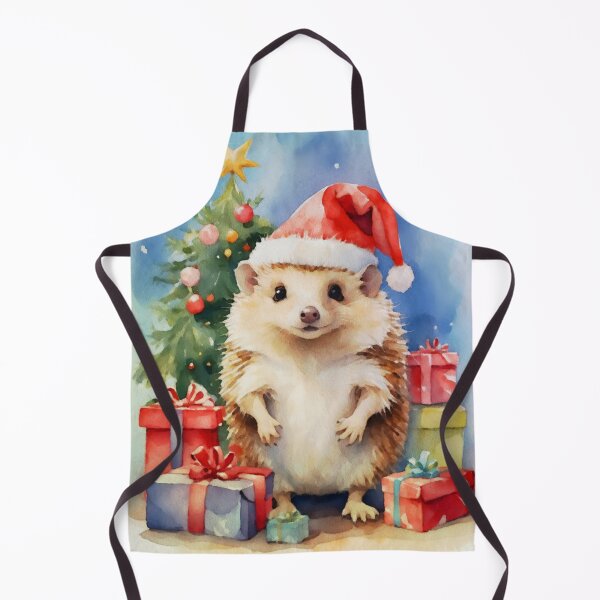 Item preview, Christmas Hedgehog Watecolour designed and sold by NikkiBear67.