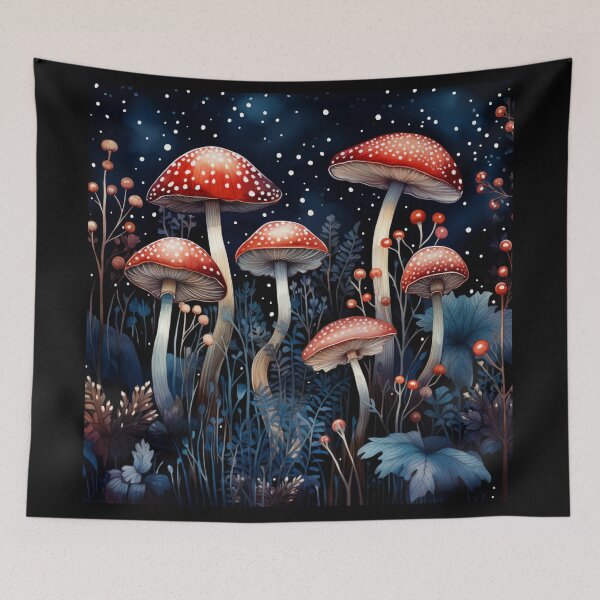Item preview, Red Mushroom Fairycore Enchanted Mushroom Forest Shroom Psychedelic Mushroom designed and sold by OliveAndSnow.