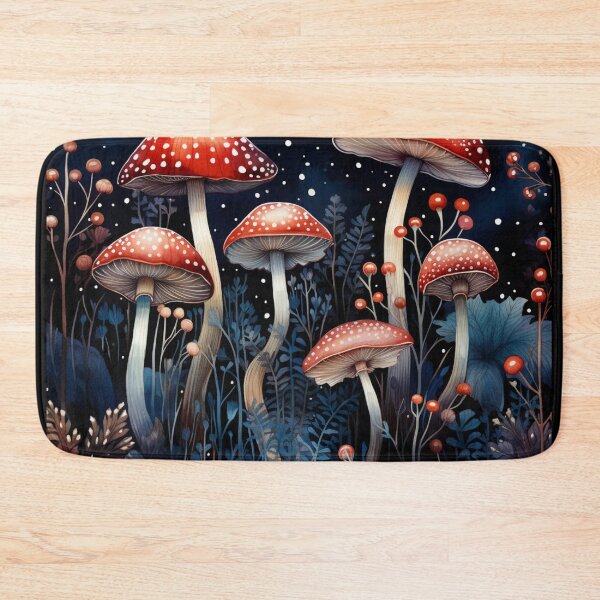 Item preview, Red Mushroom Fairycore Enchanted Mushroom Forest Shroom Psychedelic Mushroom designed and sold by OliveAndSnow.