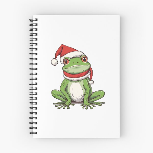 Item preview, Christmas Frog designed and sold by cozyvintage.