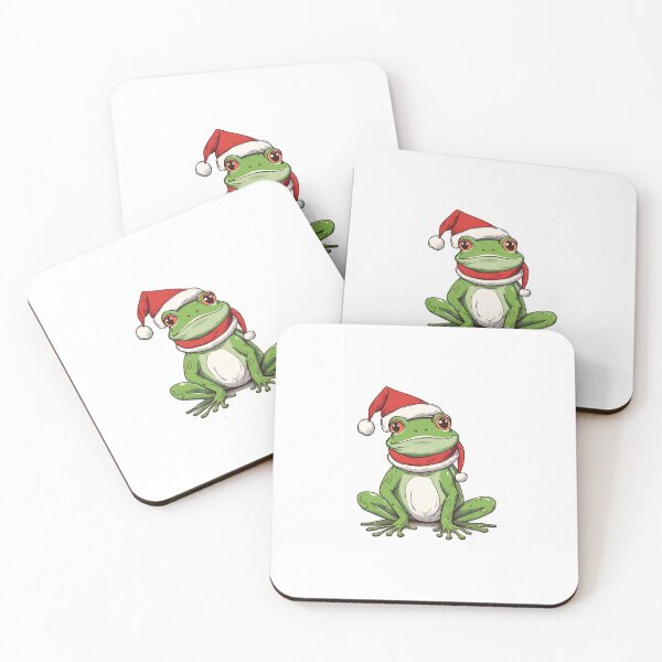 Item preview, Christmas Frog designed and sold by cozyvintage.