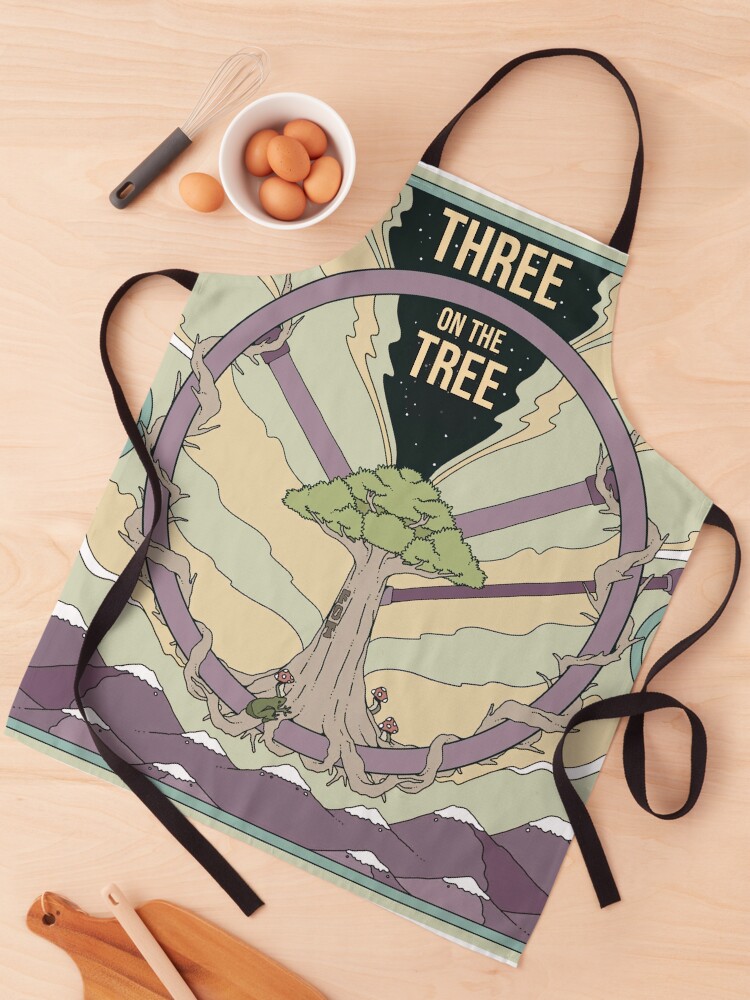 Thumbnail 1 of 6, Apron, Three on the Tree: Album Cover designed and sold by Treeboys.