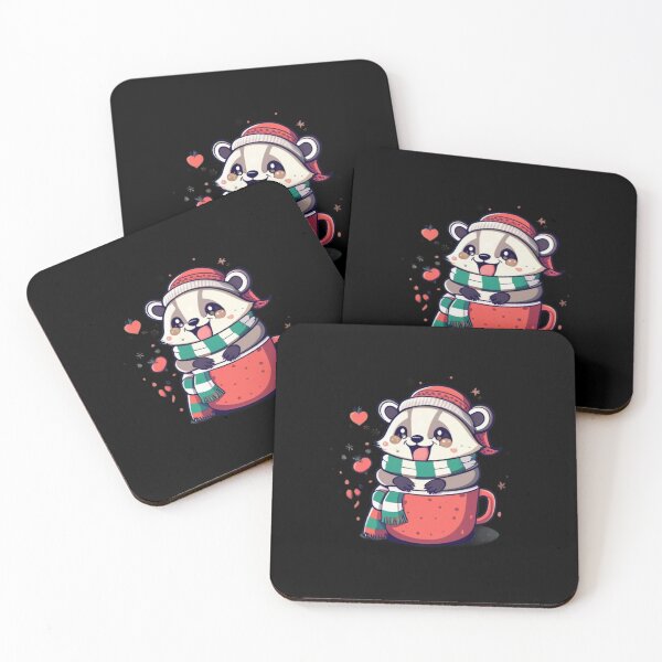 Item preview, Winter Badger, funny gifts for badger lovers designed and sold by V-Tee.