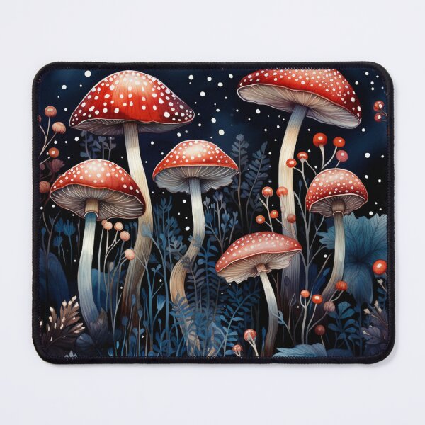 Item preview, Red Mushroom Fairycore Enchanted Mushroom Forest Shroom Psychedelic Mushroom designed and sold by OliveAndSnow.