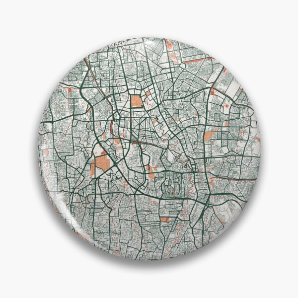 Item preview, Mapa de la ciudad de Yakarta de Indonesia - Bohemia designed and sold by deMAP.