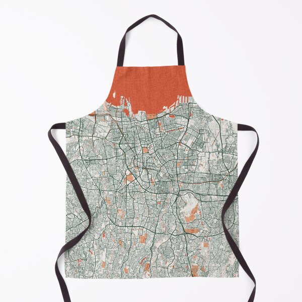 Item preview, Jakarta City Map of Indonesia - Bohemian designed and sold by deMAP.
