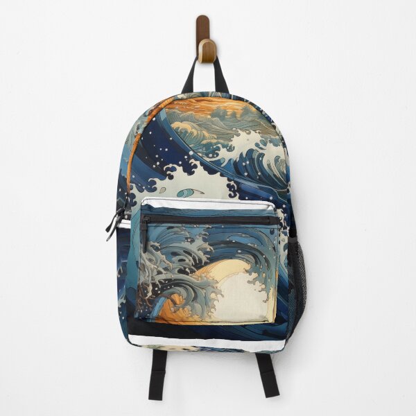 Item preview, stormy ocean under the moon designed and sold by AGBazaar.