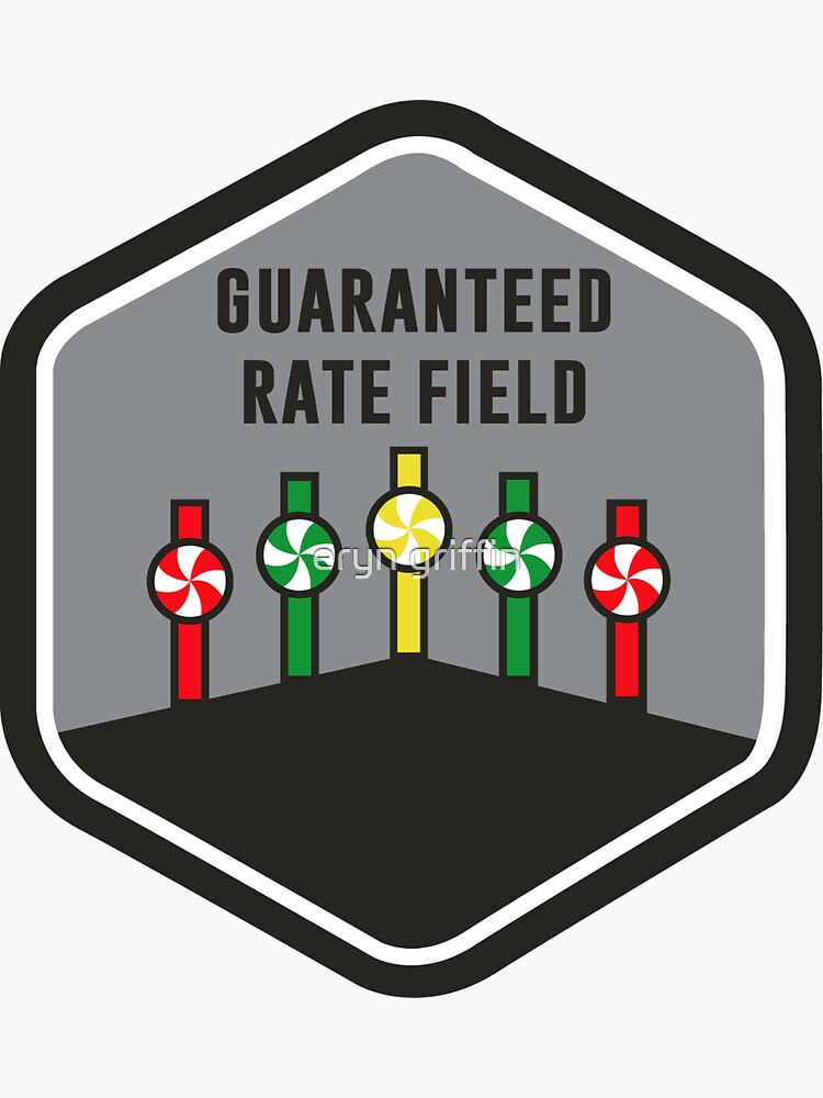 "Guaranteed Rate Field" Sticker for Sale by Eryn Griffin Redbubble