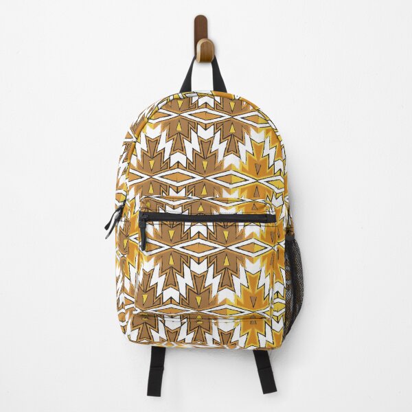 Item preview, A pattern with arrows and a white background with a brown and yellow design on it designed and sold by Salahuddin190.
