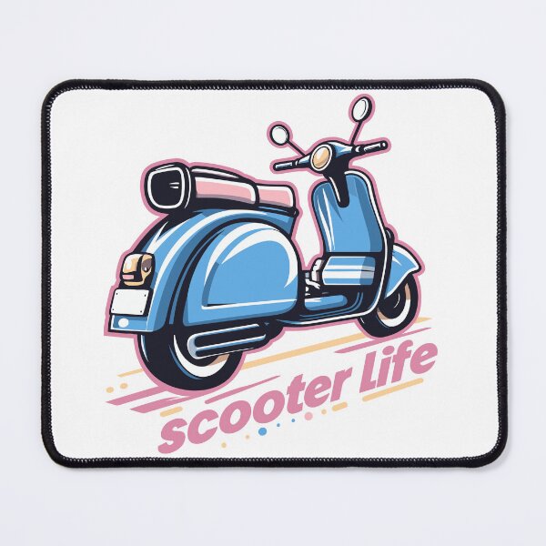 Item preview, Vibrant Journey: A Scooter Life Illustration designed and sold by GFelizNav.
