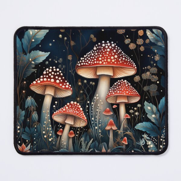 Item preview, Electric Forest Red Mushroom Fairycore Enchanted Mushroom Forest Shroom Psychedelic Mushroom designed and sold by OliveAndSnow.