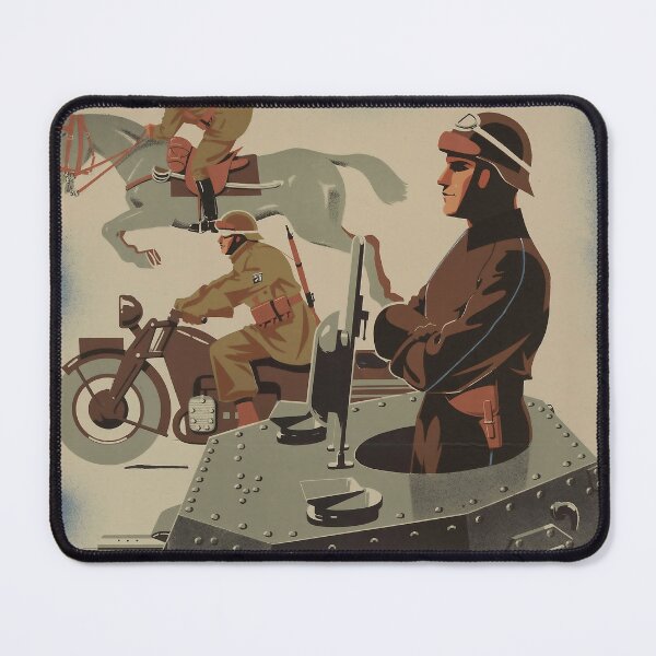 Item preview, Vintage French recruitment poster "La Cavalerie" by Sogno designed and sold by TJHarr.