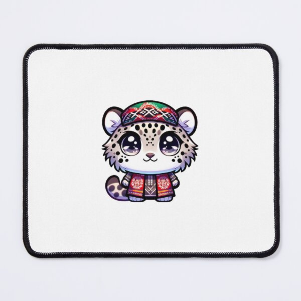 Item preview, Afghan Snow Leopard Cute Mascot  designed and sold by GingerLFranklin.