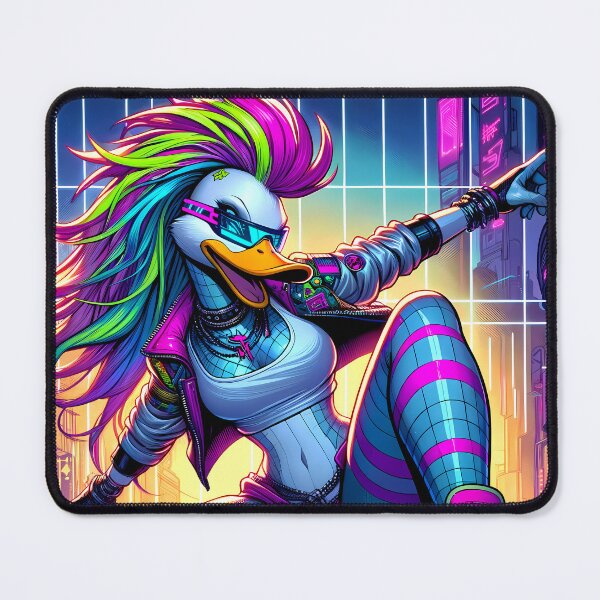 Item preview, CyberPunk Duck Diva designed and sold by slothsandducks.