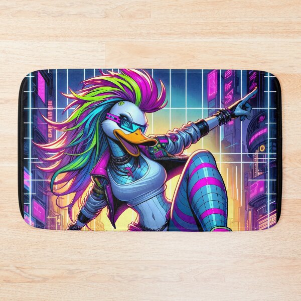 Item preview, CyberPunk Duck Diva designed and sold by slothsandducks.