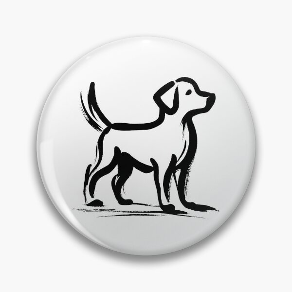 Item preview, Stick Figure of a cute dog designed and sold by welshdesigns.