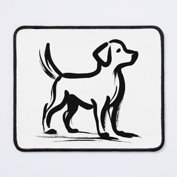 Item preview, Stick Figure of a cute dog designed and sold by welshdesigns.