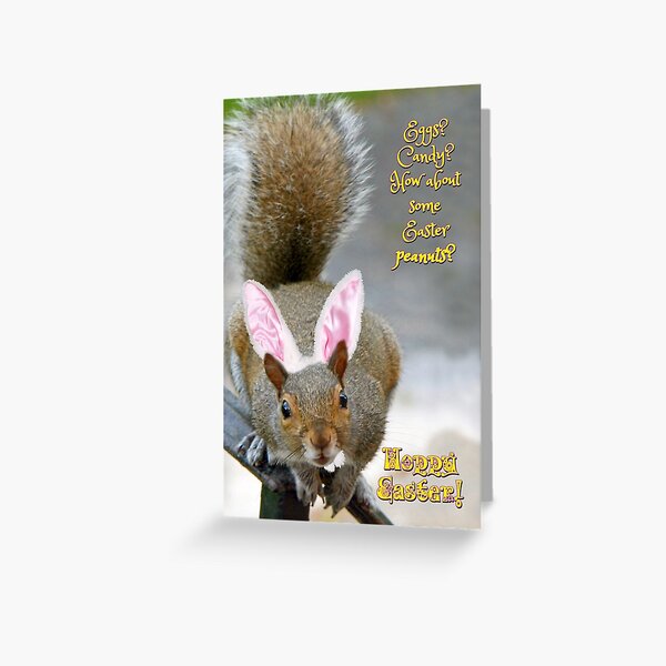 Item preview, Hoppy Easter from the Easter Squirrel designed and sold by WalnutHill.
