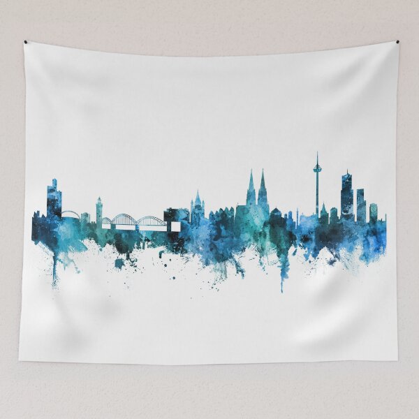 Item preview, Cologne Germany Skyline designed and sold by ArtPrints.