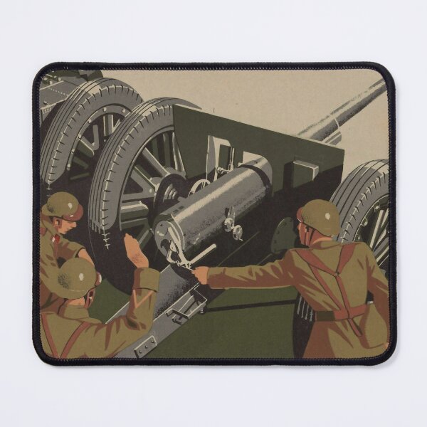 Item preview, Vintage French Recruitment Poster "L'artillerie" by Sogno designed and sold by TJHarr.