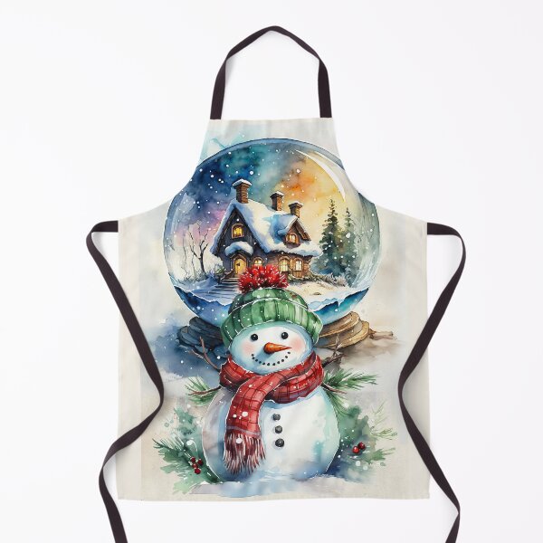 Item preview, CHRISTMAS SNOWMAN ESCAPES THE GLOBE designed and sold by Tammera.