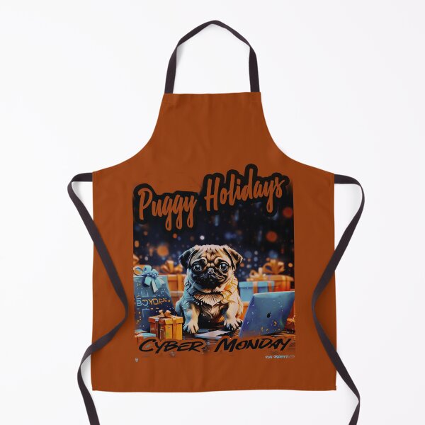 Item preview, Pug HAPPY HOLIDAYS 63 CYBER MONDAY PUGGY HOLIDAYS designed and sold by RedBluffTraders.