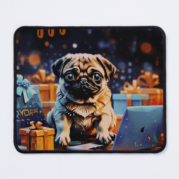 Item preview, Pug HAPPY HOLIDAYS 63 CYBER MONDAY PUGGY HOLIDAYS designed and sold by RedBluffTraders.