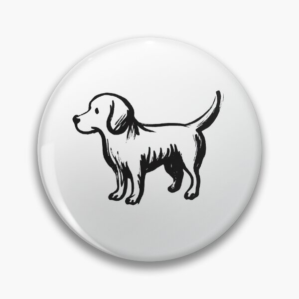Item preview, Stick Figure of a cute dog designed and sold by welshdesigns.