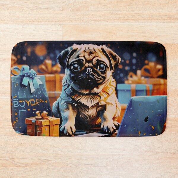 Item preview, Pug HAPPY HOLIDAYS 63 CYBER MONDAY PUGGY HOLIDAYS designed and sold by RedBluffTraders.