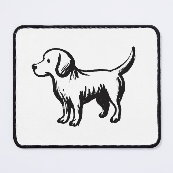 Item preview, Stick Figure of a cute dog designed and sold by welshdesigns.