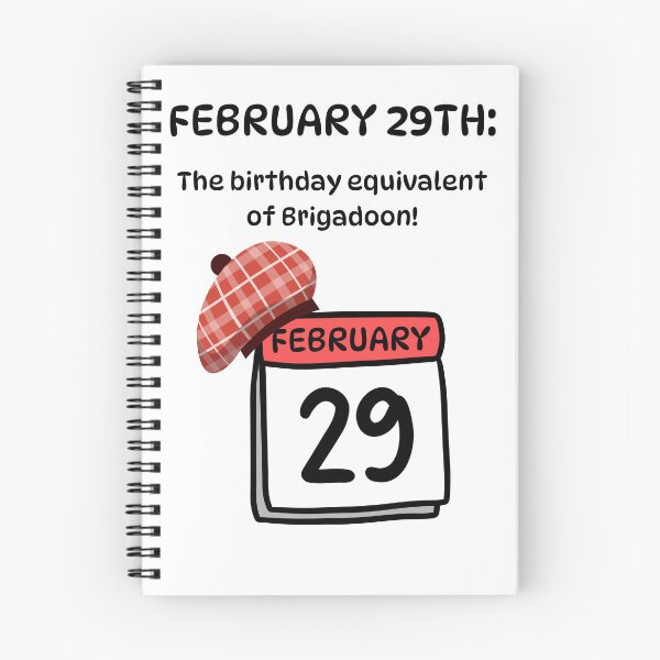 Item preview, February 29th: The Birthday Equivalent of Brigadoon! designed and sold by Lindleywood.