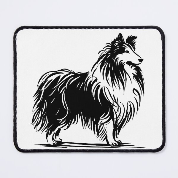 Item preview, Stick Figure of a cute sheltie dog designed and sold by welshdesigns.
