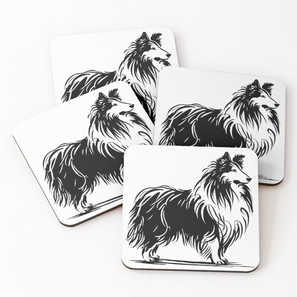 Item preview, Stick Figure of a cute sheltie dog designed and sold by welshdesigns.