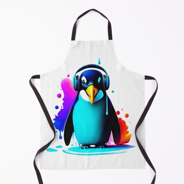 Item preview, Music-Loving Penguin Headphones designed and sold by calibras.