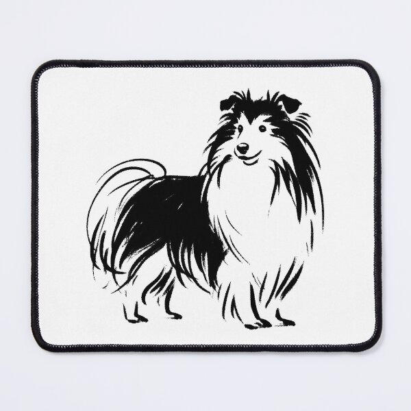 Item preview, Stick Figure of a cute sheltie dog designed and sold by welshdesigns.