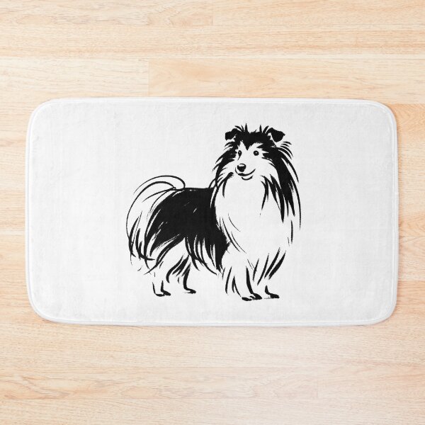 Item preview, Stick Figure of a cute sheltie dog designed and sold by welshdesigns.