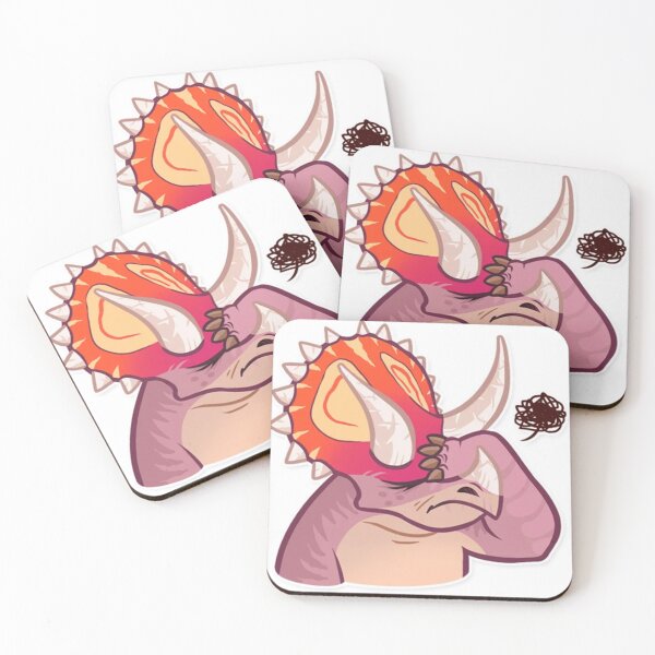 Item preview, Annoyed Triceratops designed and sold by Wafusaurus.