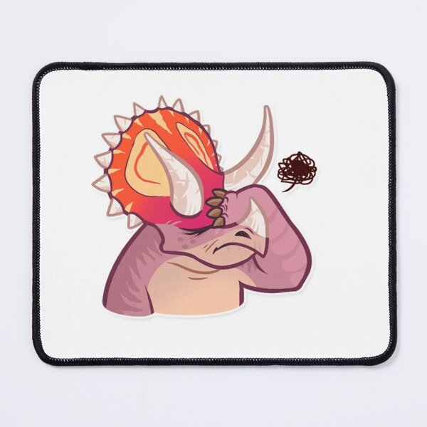 Item preview, Annoyed Triceratops designed and sold by Wafusaurus.