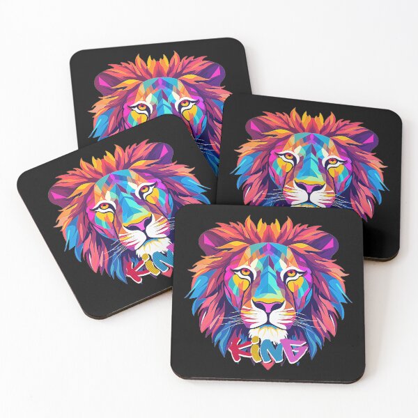 Item preview, Neon Lion, King of the Jungle designed and sold by SideSignal.