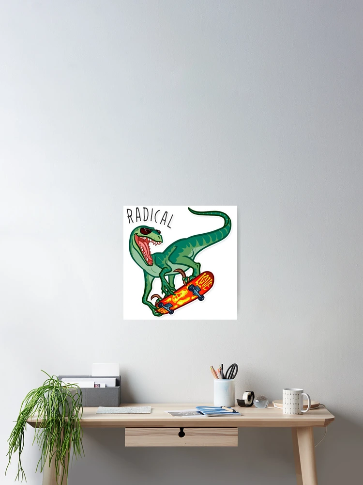 Thumbnail 2 of 3, Poster, Radical Raptorex designed and sold by Wafusaurus.