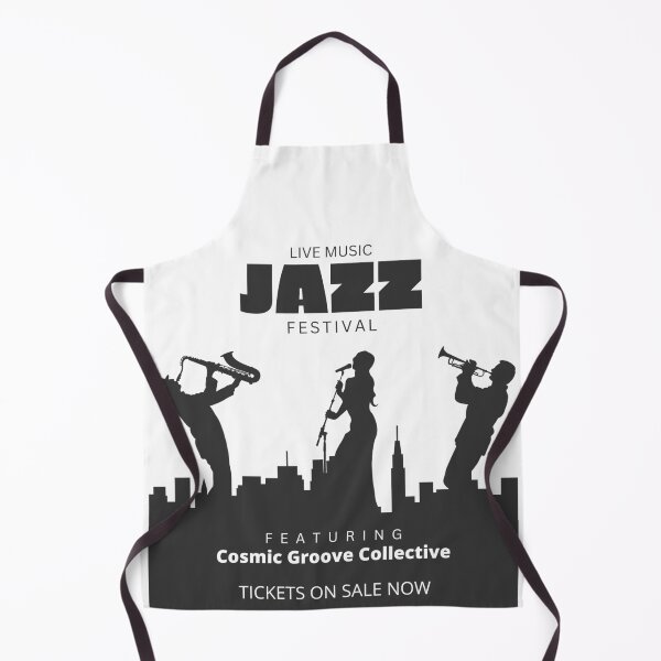Item preview, Live Music Jazz Festival- Jazz trumpet saxophone retro design designed and sold by wholigans.