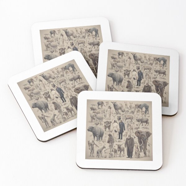 Item preview, people and animals designed and sold by ReyhansArtWorld.