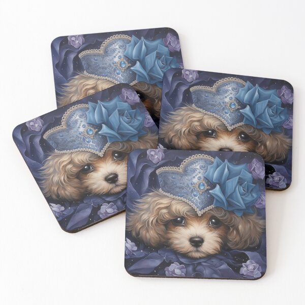 Item preview, Cavoodle Puppy Art designed and sold by Nocturne  Paws.
